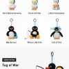 Baby Molly × Pingu Seria Happy Fishing – Cutie de vinil cu pandantiv de pluș Baby Molly × Pingu Seria Happy Fishing – Cutie de vinil cu pandantiv de pluș