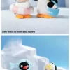 Baby Molly × Pingu Seria Happy Fishing – Cutie de vinil cu pandantiv de pluș Baby Molly × Pingu Seria Happy Fishing – Cutie de vinil cu pandantiv de pluș