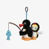 Baby Molly × Pingu Seria Happy Fishing – Cutie de vinil cu pandantiv de pluș Baby Molly × Pingu Seria Happy Fishing – Cutie de vinil cu pandantiv de pluș