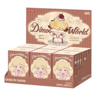 Breloc de pluș Dimoo Crush on Coffee, cutie sigilată (6 cutii blind)