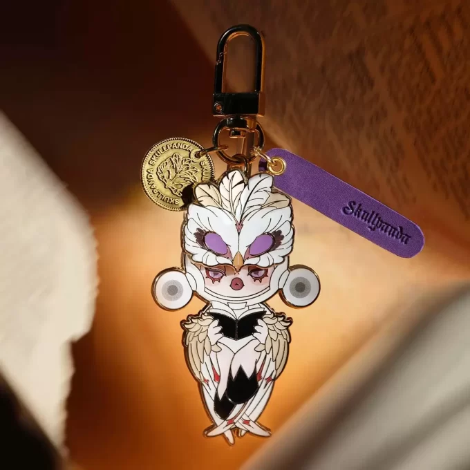 Breloc metalic SKULLPANDA cu imaginea serialului Reality