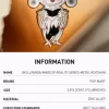 Breloc metalic SKULLPANDA cu imaginea serialului Reality