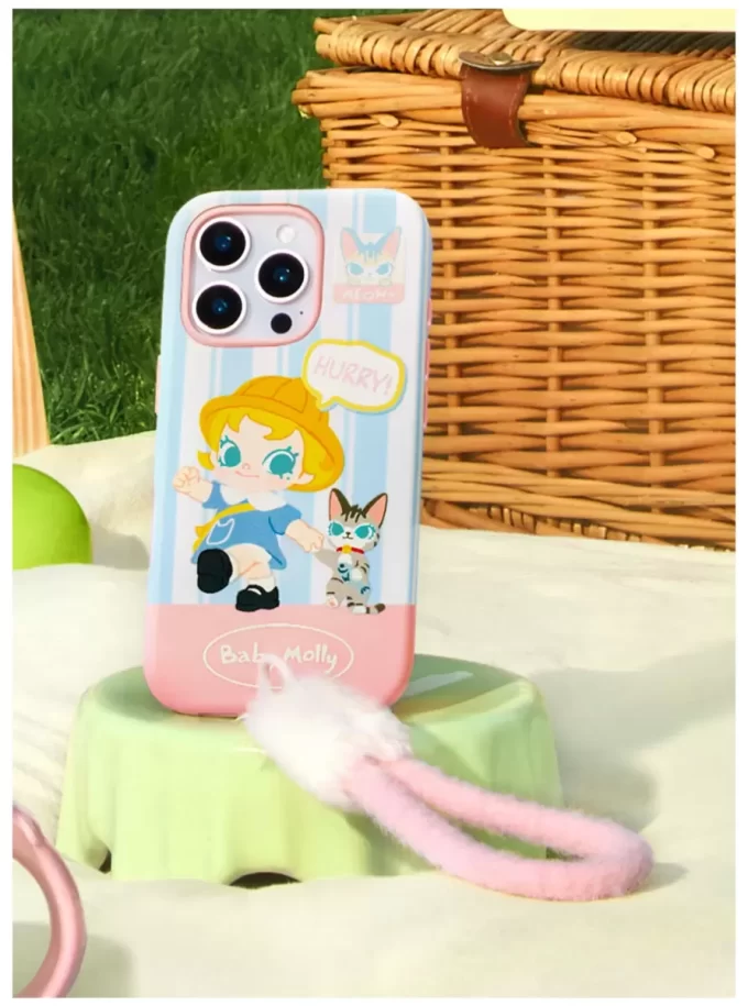 Carcasă de telefon Baby Molly și Baby Tabby Series