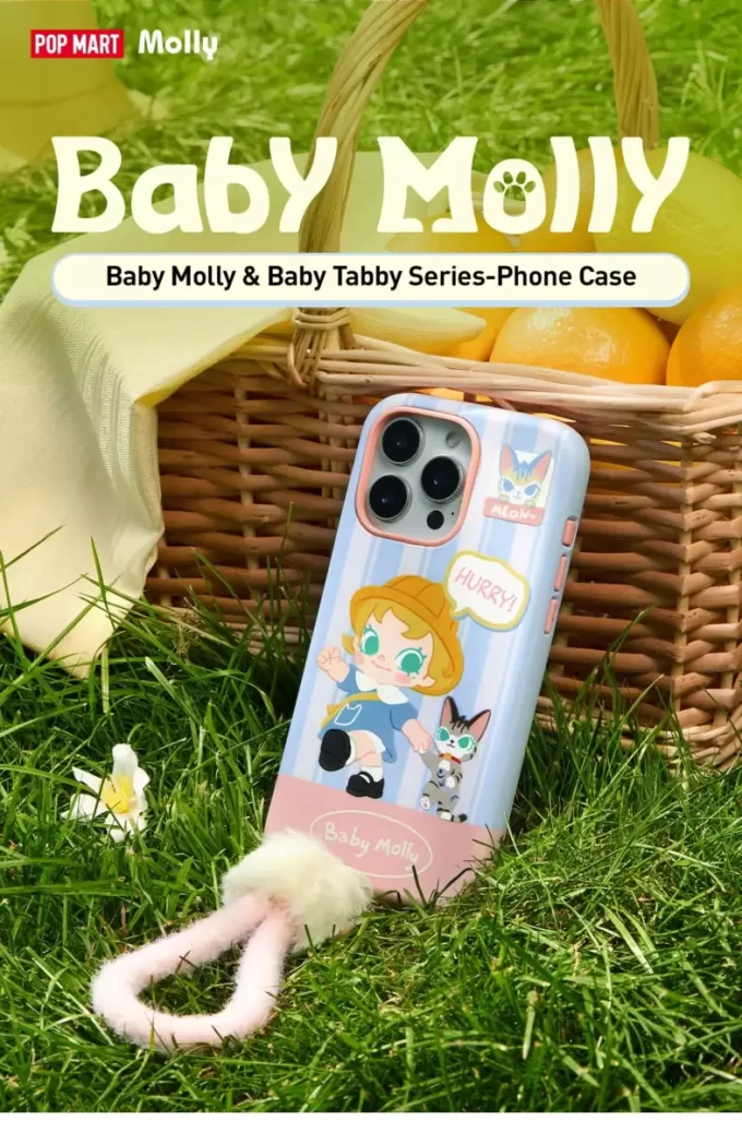 Carcasă de telefon Baby Molly și Baby Tabby Series