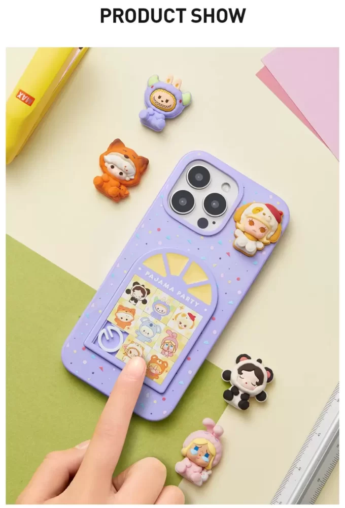 Carcasă de telefon cu orificii glisante POP BEAN Pajama Party