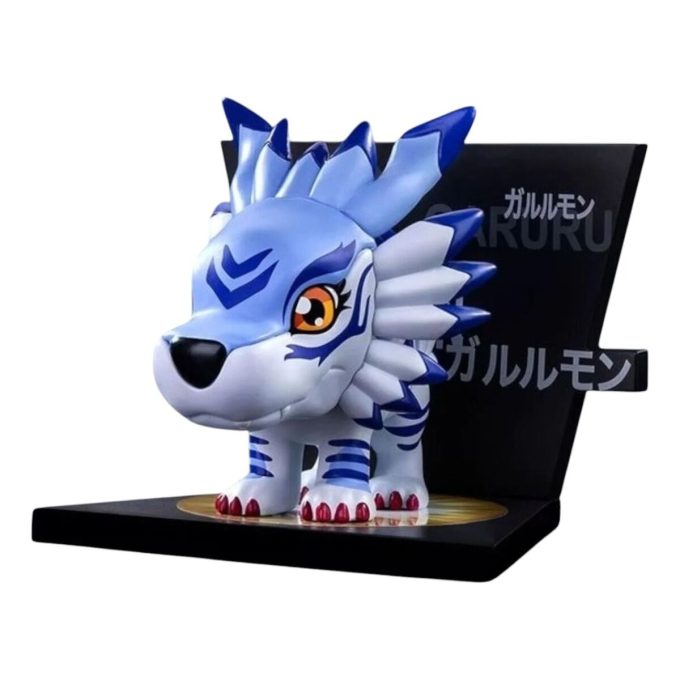 Carcasă sigilată cu magnet de frigider Digimon „Garurumon”