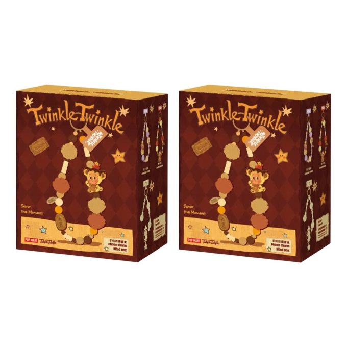 Carcasă sigilată pentru șnur de telefon mobil Pop MartStars, colecția Delicious Moments (2 cutii blind)