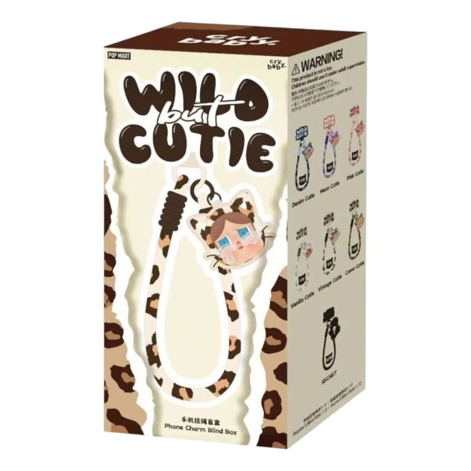 Carcasă sigilată pentru pandantiv de telefon Crybaby Wild but Cutie (1 cutie blind)