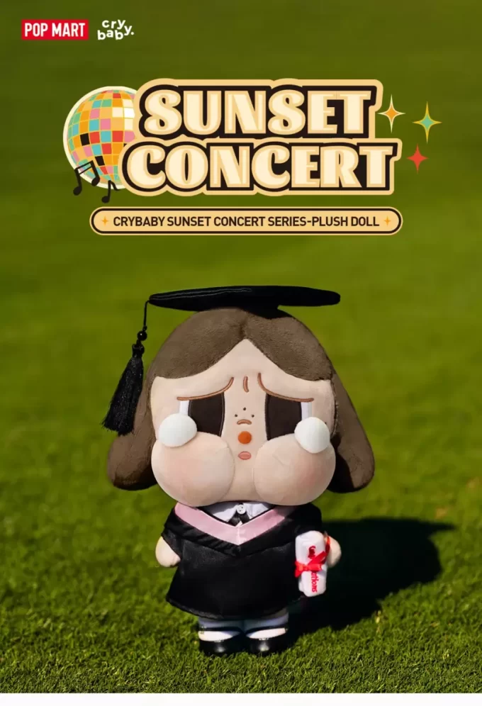 CRYBABY Seria de concerte Sunset – Păpușă de pluș CRYBABY Seria de concerte Sunset – Păpușă de pluș