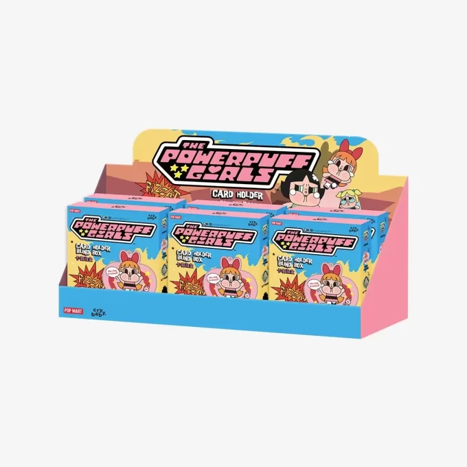 CRYBABY× Seria Fetițele Powerpuff – Cutie pliabilă cu suport pentru carduri