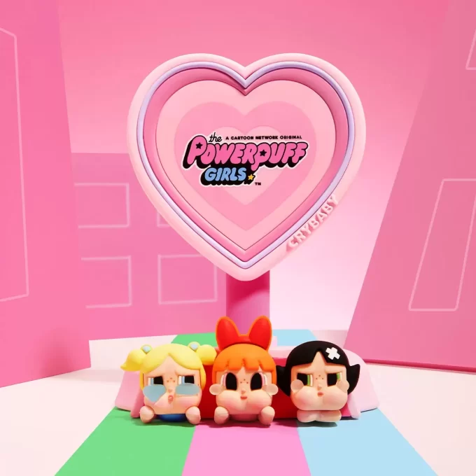 CRYBABY × Seria Fetițele Powerpuff – Suport pentru telefon mobil