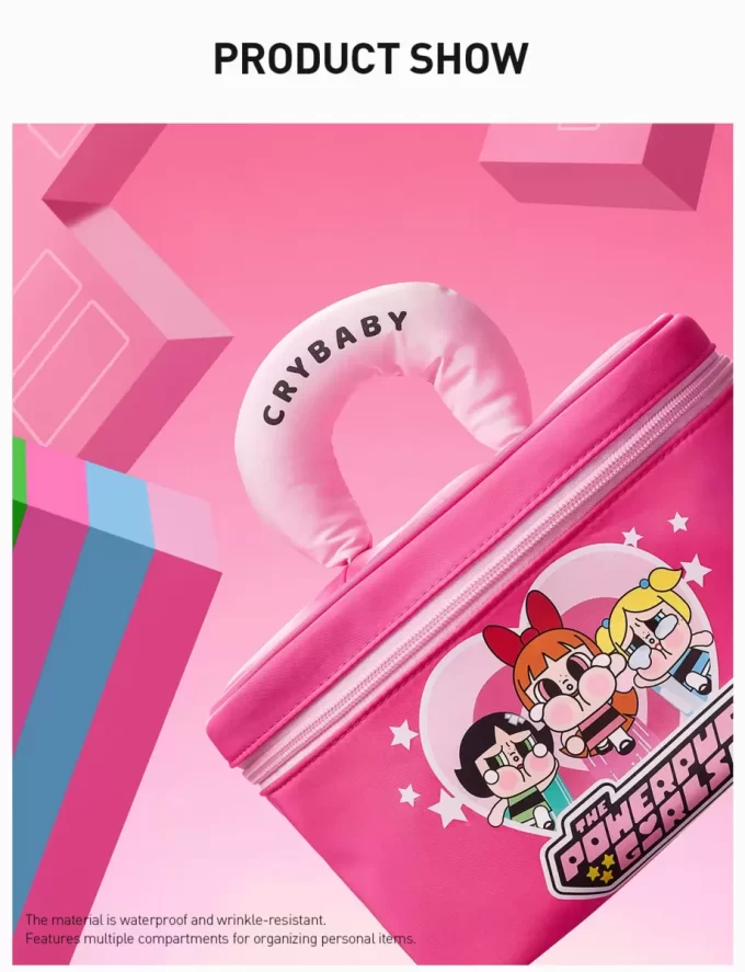 CRYBABY × Seria Fetițele Powerpuff – Trusă cosmetică