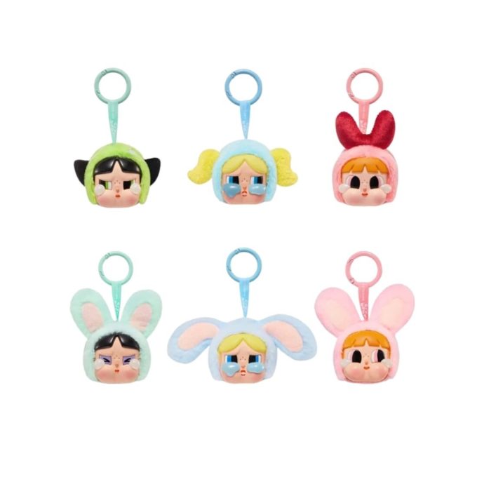 Cutie sigilată cu pandantiv Pop Mart x Powerpuff Girls CryBaby (1 cutie pliabilă)