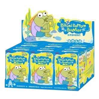 Cutie sigilată de pluș Pop Mart x Bikini Bottom Buddies (6 cutii pliabile)