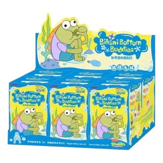 Cutie sigilată de pluș Pop Mart x Bikini Bottom Buddies (6 cutii pliabile)