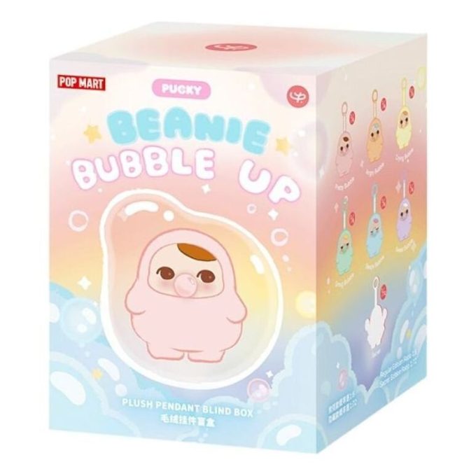Cutii sigilate cu pandantiv de pluș Pucky Beanie Bubble Up (1 cutie oarbă)
