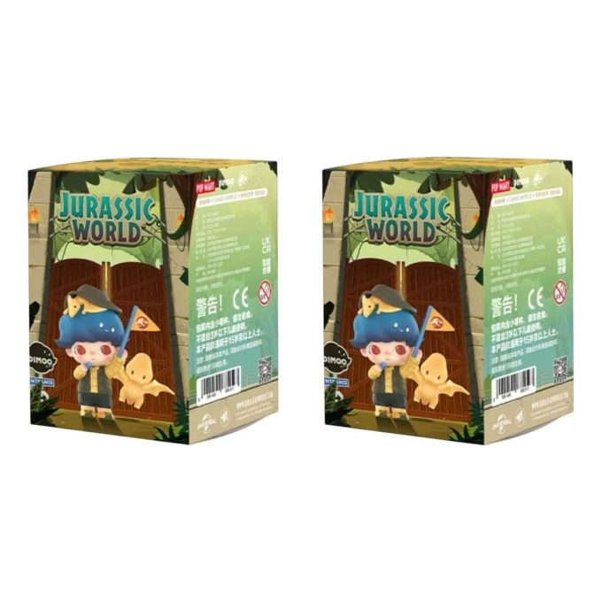Dimoo Jurassic World Figurine Cutie Sigilată (2 Cutii Oarbe)
