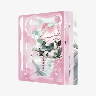 DIMOO Stories In The Cup Series Figurine Art Collection Cards