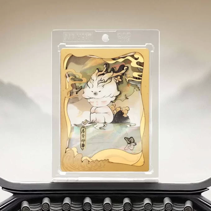 DIMOO Stories In The Cup Series Figurine Art Collection Cards
