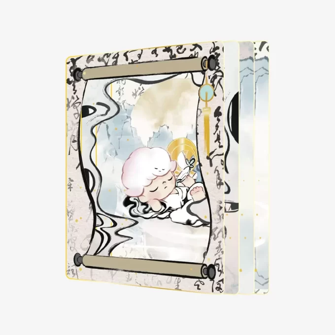 DIMOO Stories In The Cup Series Figurine Art Collection Cards