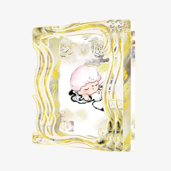 DIMOO Stories In The Cup Series Figurine Art Collection Cards