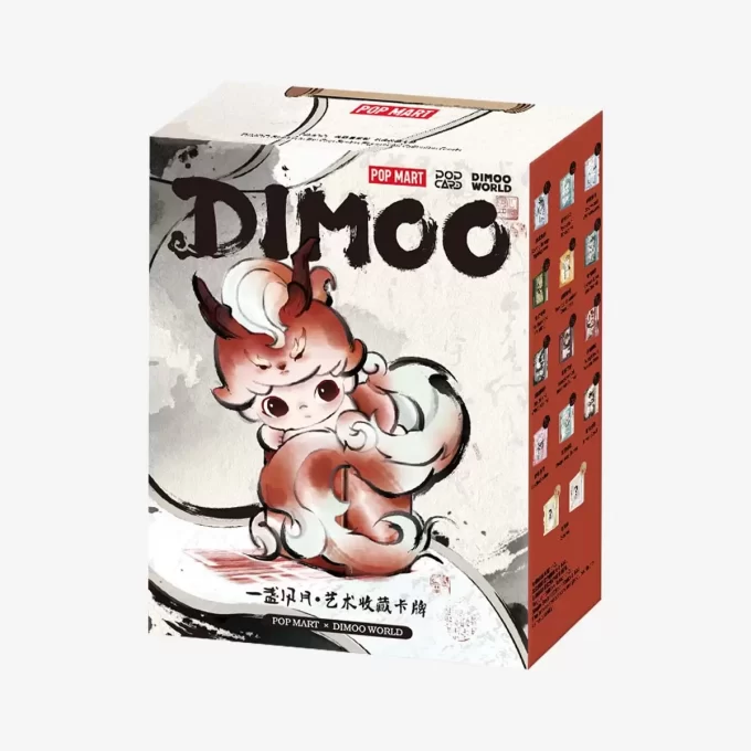 DIMOO Stories In The Cup Series Figurine Art Collection Cards
