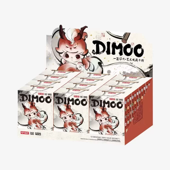 DIMOO Stories In The Cup Series Figurine Art Collection Cards