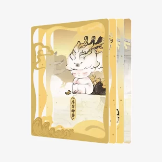DIMOO Stories In The Cup Series Figurine Art Collection Cards