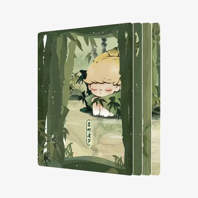 DIMOO Stories In The Cup Series Figurine Art Collection Cards