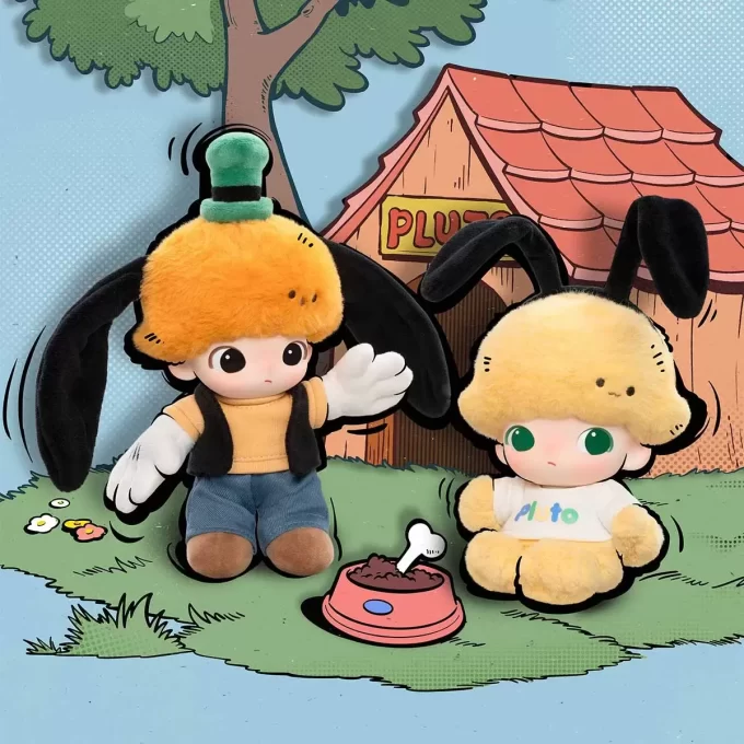 DIMOO WORLD × Seria DISNEY – Cutie de pluș din vinil pentru breloc DIMOO WORLD × Seria DISNEY – Cutie de pluș din vinil pentru breloc