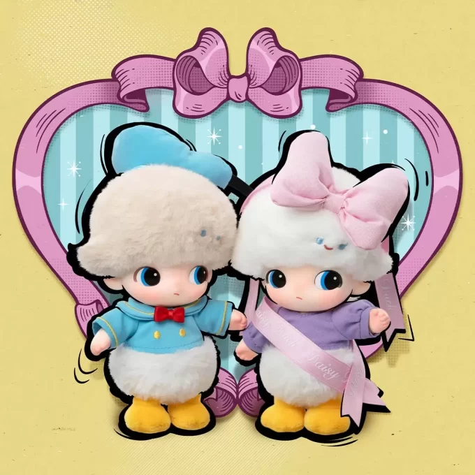 DIMOO WORLD × Seria DISNEY – Cutie de pluș din vinil pentru breloc DIMOO WORLD × Seria DISNEY – Cutie de pluș din vinil pentru breloc