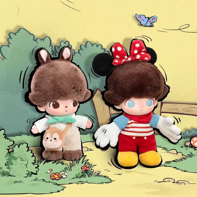 DIMOO WORLD × Seria DISNEY – Cutie de pluș din vinil pentru breloc DIMOO WORLD × Seria DISNEY – Cutie de pluș din vinil pentru breloc