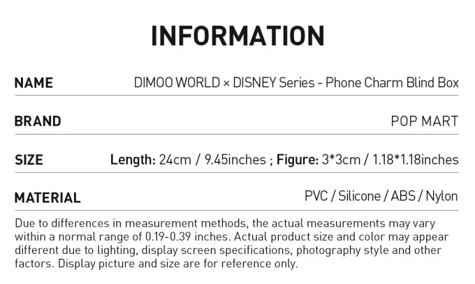 DIMOO WORLD × Seria DISNEY – Cutie de protecție pentru șnururi de telefon mobil DIMOO WORLD × Seria DISNEY – Cutie de protecție pentru șnururi de telefon mobil