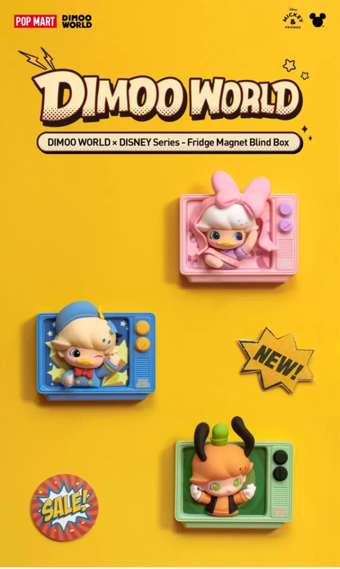 DIMOO WORLD × Seria DISNEY – Cutie magnetică pentru frigider DIMOO WORLD × Seria DISNEY – Cutie magnetică pentru frigider