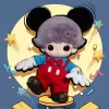 DIMOO WORLD × Seria DISNEY – Geantă de pluș din vinil Mickey