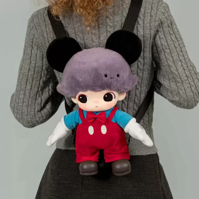 DIMOO WORLD × Seria DISNEY – Geantă de pluș din vinil Mickey