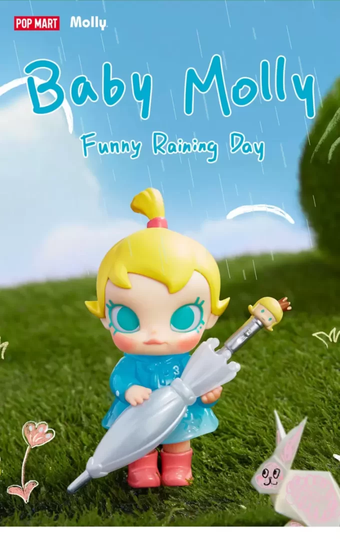 Figurină amuzantă Baby Molly, zi ploioasă