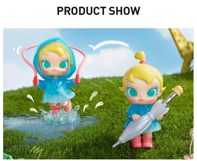 Figurină amuzantă Baby Molly, zi ploioasă