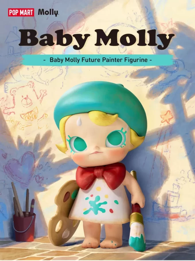Figurină Baby Molly, pictorița viitorului