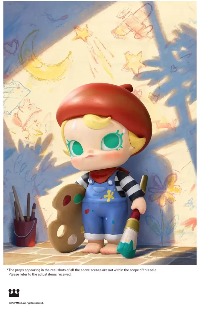 Figurină Baby Molly, pictorița viitorului