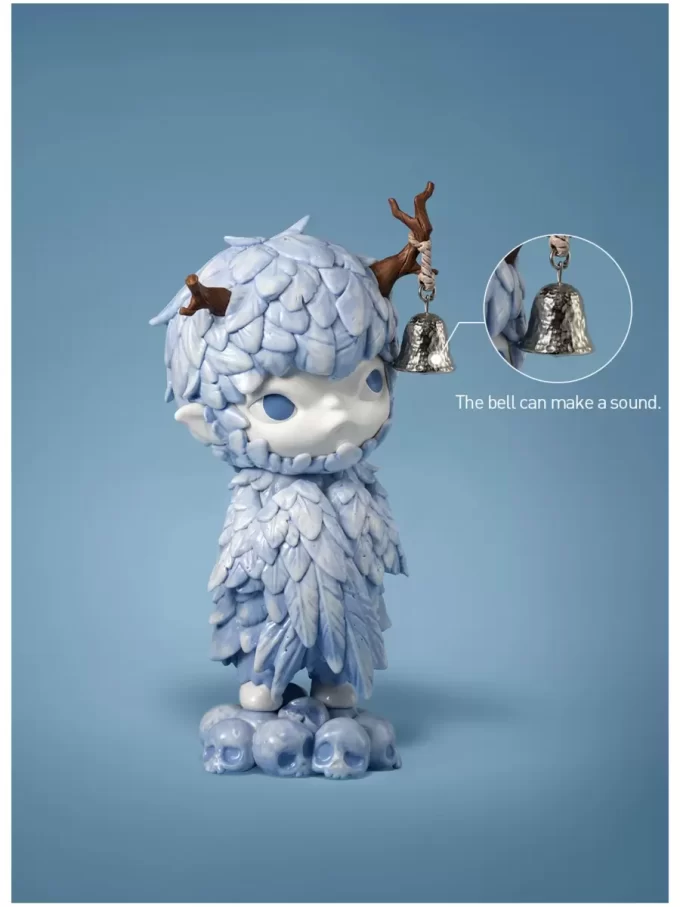 Figurină ceramică Hirono cu pene