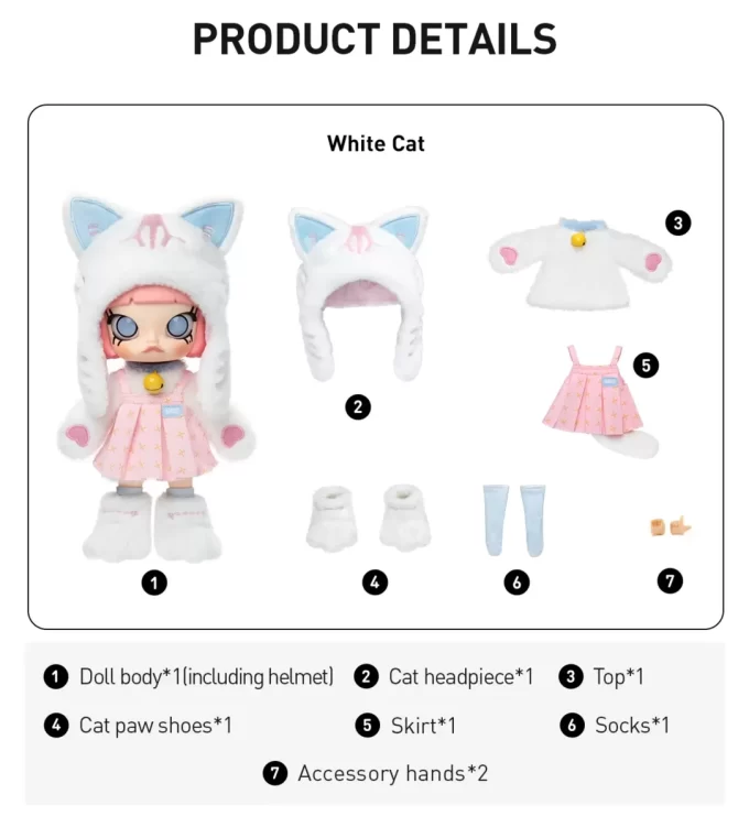 Figurină de acțiune MOLLY Peekaboo 1/8 Figurină de acțiune MOLLY Peekaboo 1/8