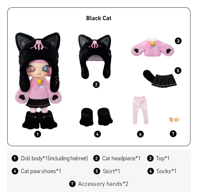 Figurină de acțiune MOLLY Peekaboo 1/8 Figurină de acțiune MOLLY Peekaboo 1/8
