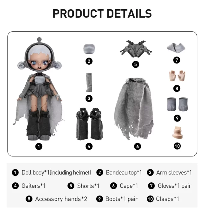 Figurină de acțiune SKULLPANDA × HAMCUS 1/6