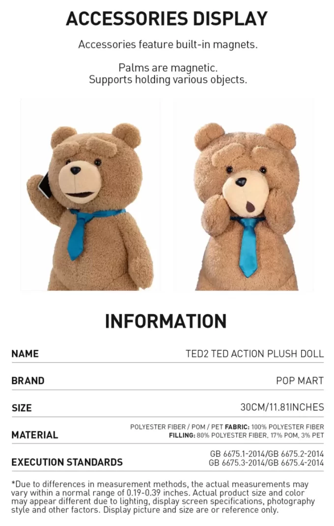 Figurină de pluș Ted2-ted