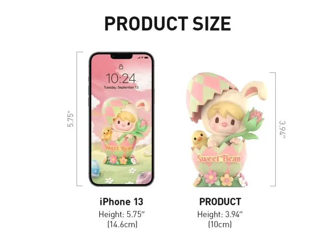 Figurină Iepuraș de Paște cu Fasole Dulce