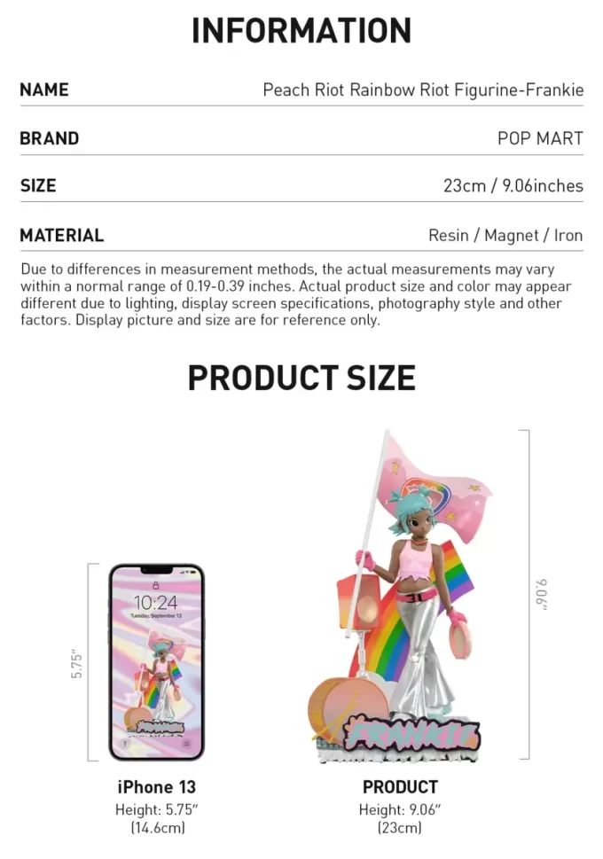 Figurină Peach Riot Rainbow Riot – Frankie