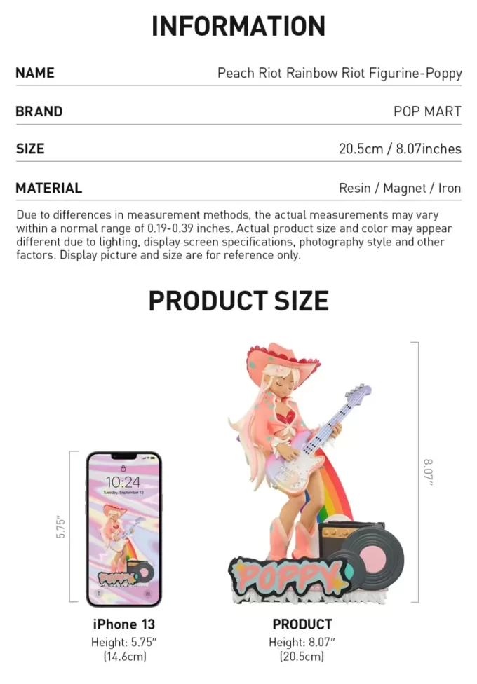 Figurină Peach Riot Rainbow Riot – Mac