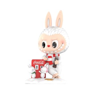 Figurină Pop Mart x Coca-Cola Monștrii Labubu „Micul om de zăpadă”