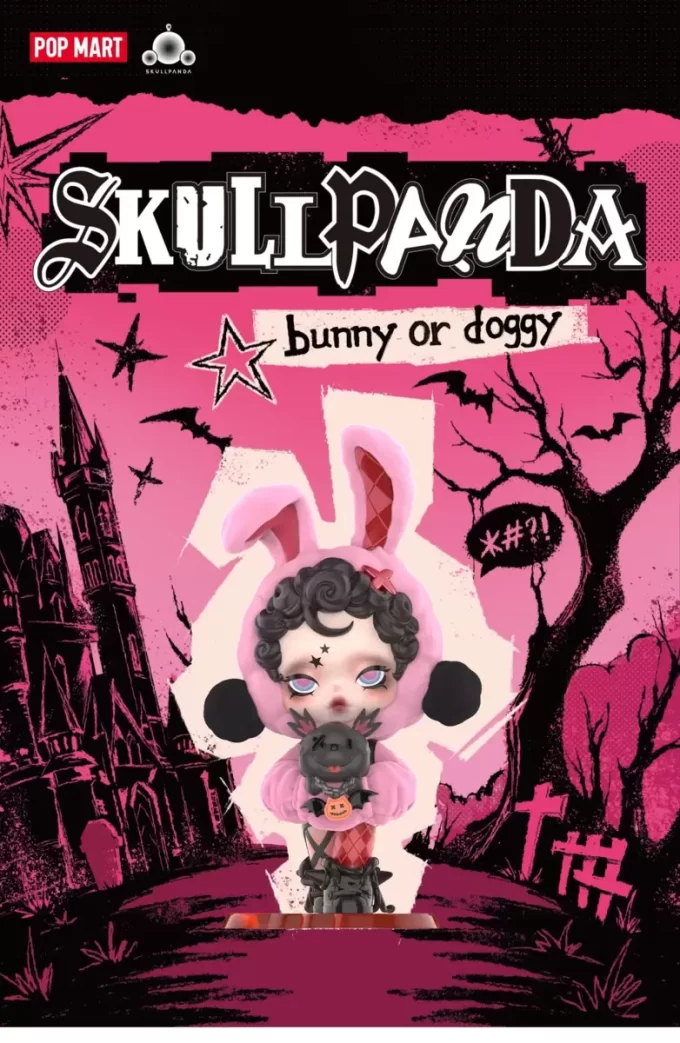 Figurină SKULLPANDA Iepuraș sau Cățeluș